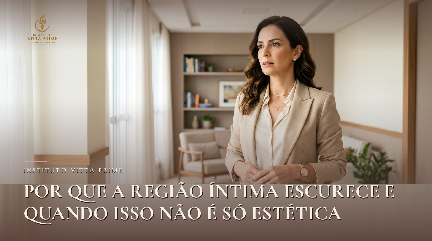 Por que a região íntima escurece e quando isso não é só estética — Dra. Sabrina Chagas Instituto Vitta Prime
