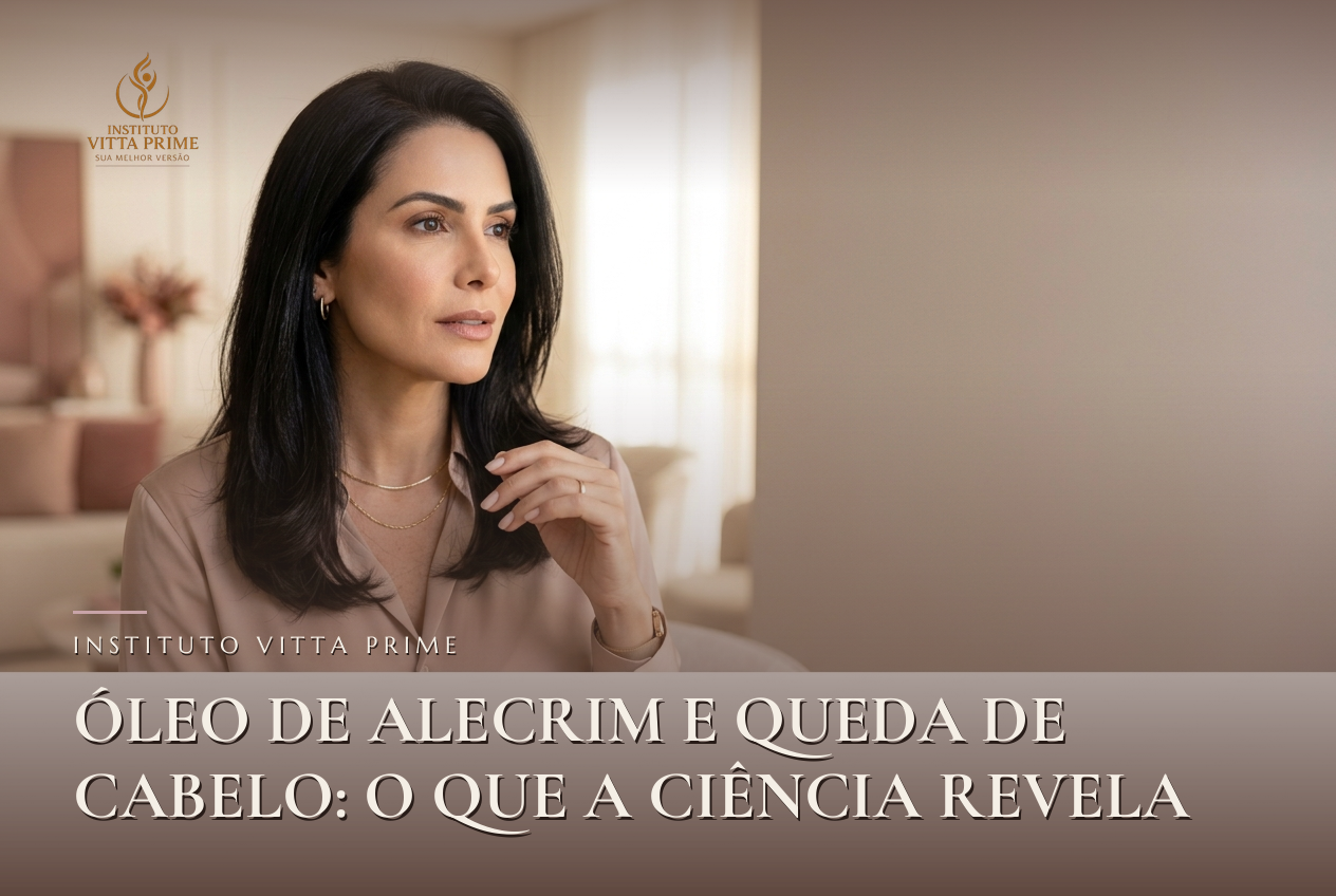 Óleo de Alecrim e Queda de Cabelo: O Que a Ciência Revela — Dra. Sabrina Chagas Instituto Vitta Prime