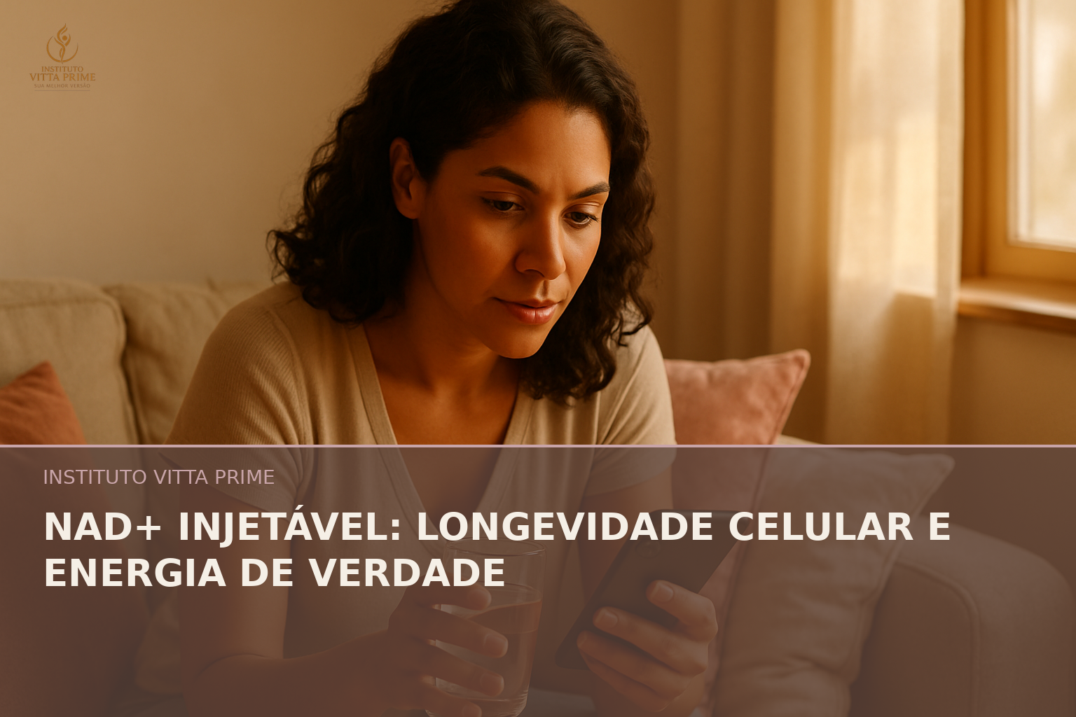 NAD+ Injetável: Longevidade Celular e Energia de Verdade — Dra. Sabrina Chagas Instituto Vitta Prime