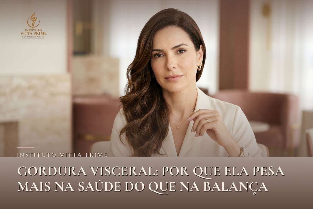 Gordura visceral: por que ela pesa mais na saúde do que na balança — Dra. Sabrina Chagas Instituto Vitta Prime