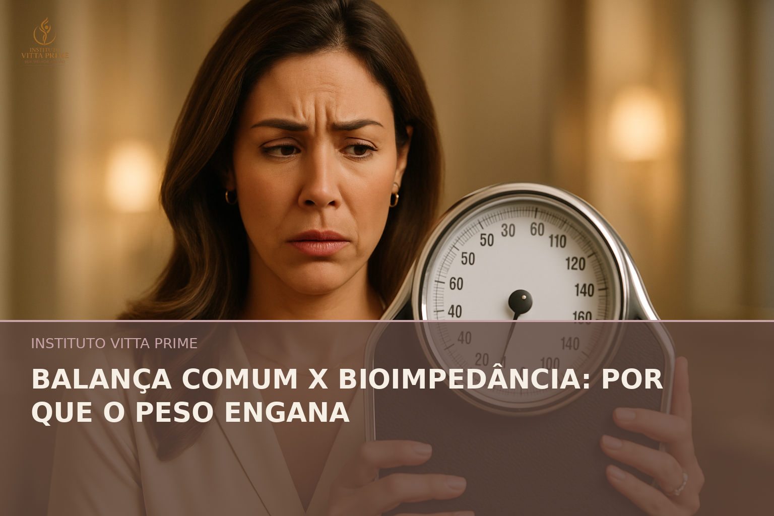 Balança Comum x Bioimpedância: Por Que o Peso Engana — Dra. Sabrina Chagas Instituto Vitta Prime