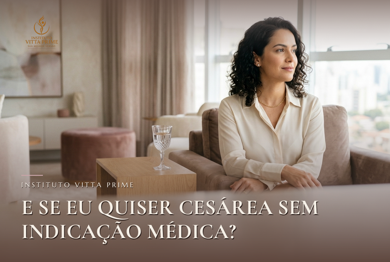 E se eu quiser cesárea sem indicação médica? — Dra. Sabrina Chagas Instituto Vitta Prime