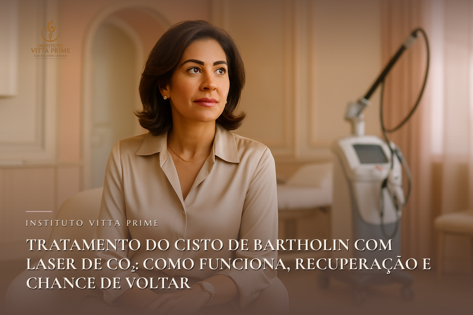 Tratamento do cisto de Bartholin com laser de CO₂: como funciona, recuperação e chance de voltar - Dra. Sabrina Chagas Instituto Vitta Prime