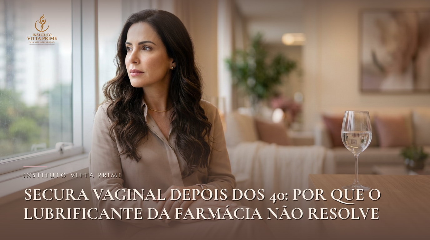 Secura Vaginal Depois dos 40: Por Que o Lubrificante da Farmácia Não Resolve — Dra. Sabrina Chagas Instituto Vitta Prime