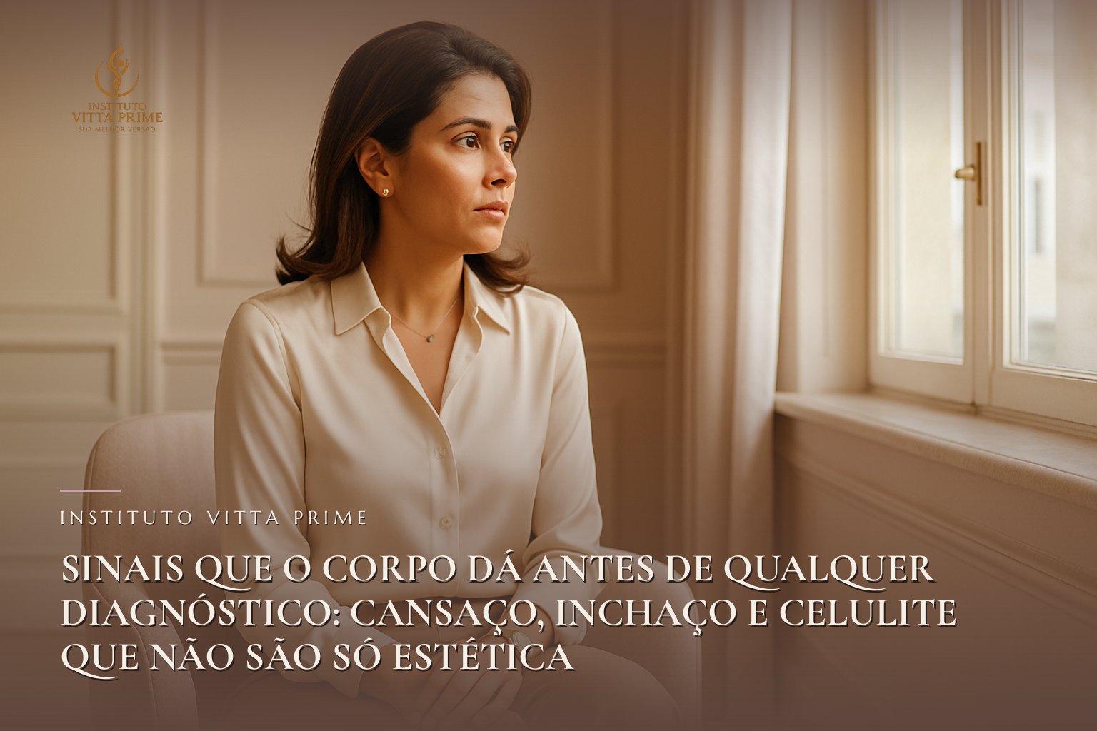 Sinais que o corpo dá antes de qualquer diagnóstico: cansaço, inchaço e celulite que não são só estética — Dra. Sabrina Chagas Instituto Vitta Prime
