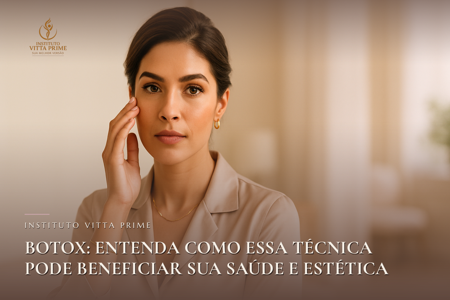 Botox: Entenda como essa técnica pode beneficiar sua saúde e estética — Dra. Sabrina Chagas Instituto Vitta Prime