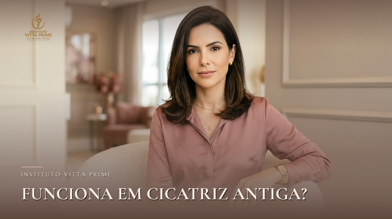Funciona em cicatriz antiga? — Dra. Sabrina Chagas Instituto Vitta Prime