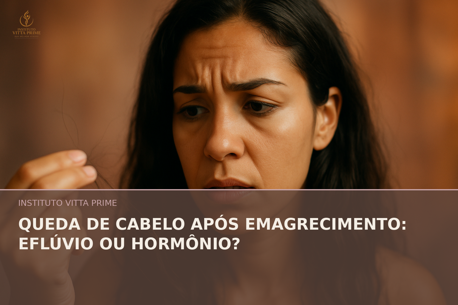 Queda de cabelo após emagrecimento: eflúvio ou hormônio? — Dra. Sabrina Chagas Instituto Vitta Prime