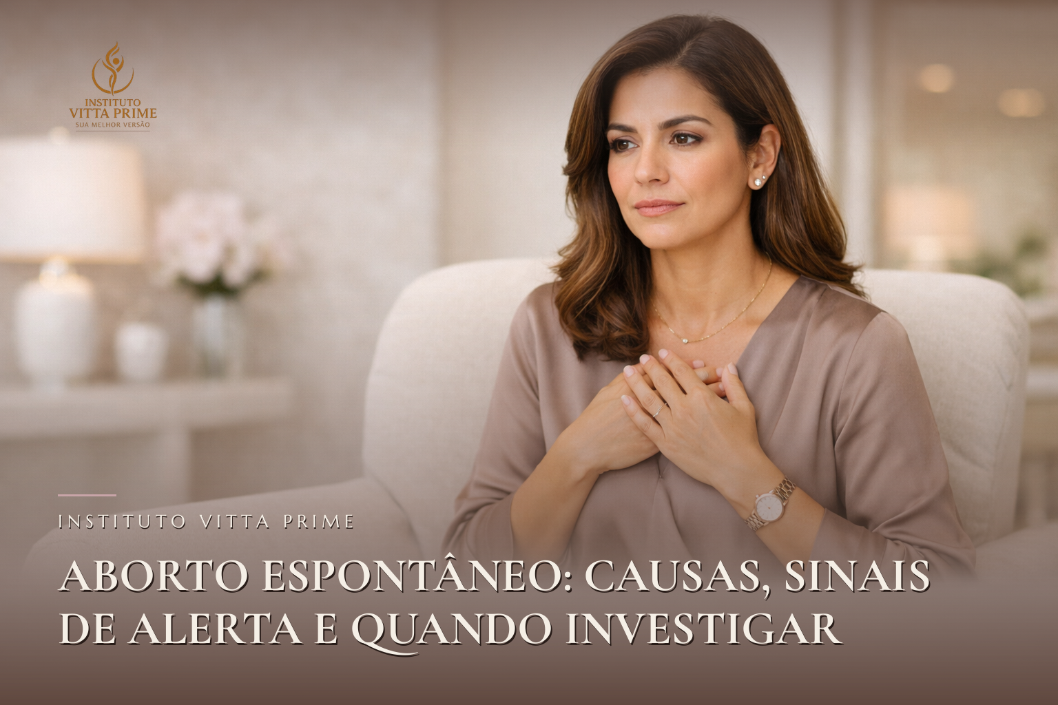 Aborto Espontâneo: Causas, Sinais de Alerta e Quando Investigar — Dra. Sabrina Chagas Instituto Vitta Prime