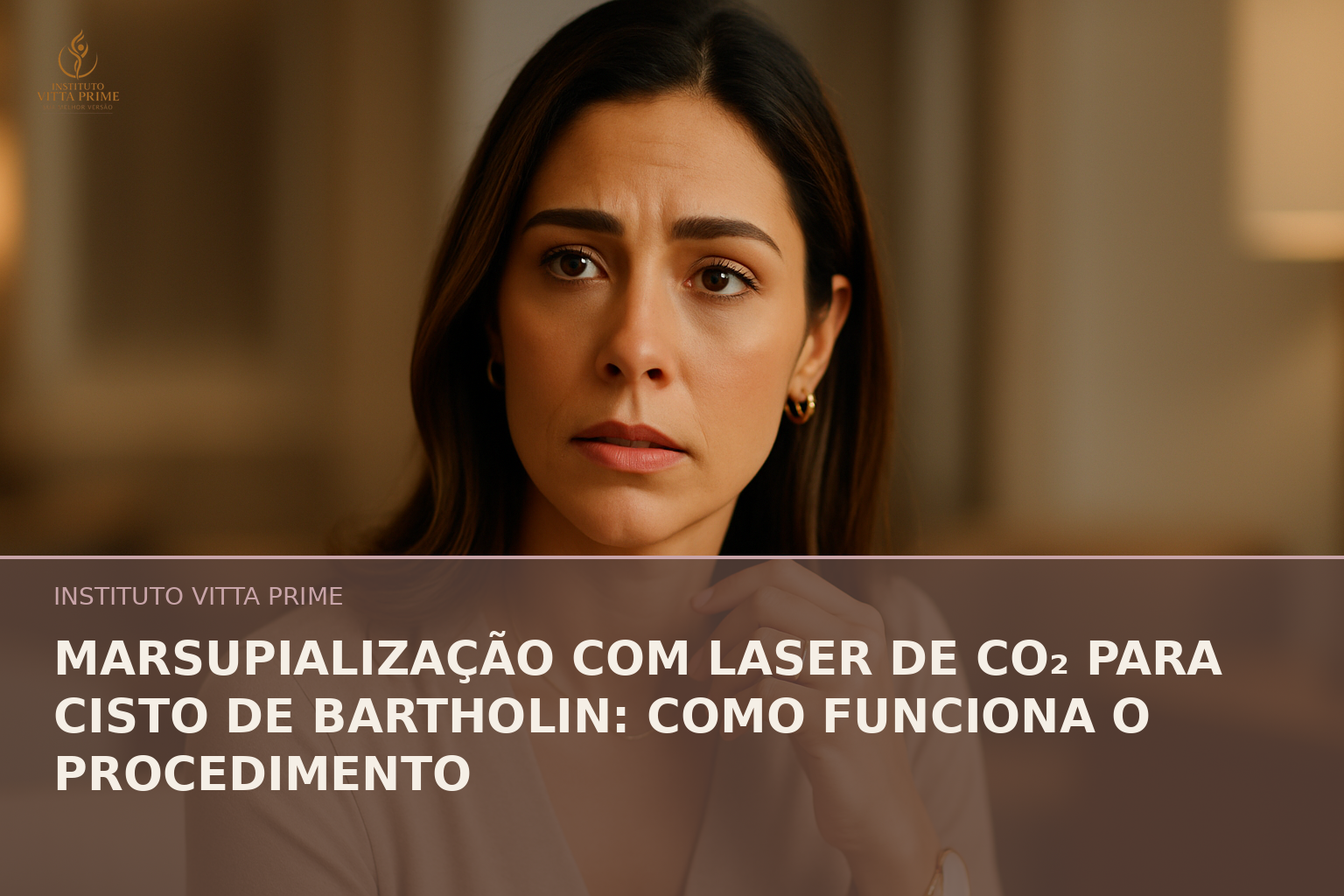 Marsupialização com laser de CO₂ para cisto de Bartholin: como funciona o procedimento — Dra. Sabrina Chagas Instituto Vitta Prime