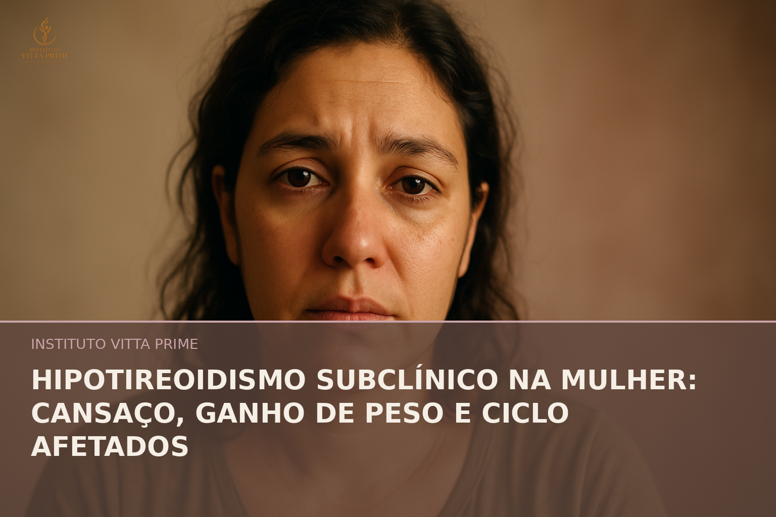 Hipotireoidismo Subclínico na Mulher: Cansaço, Ganho de Peso e Ciclo Afetados — Dra. Sabrina Chagas Instituto Vitta Prime