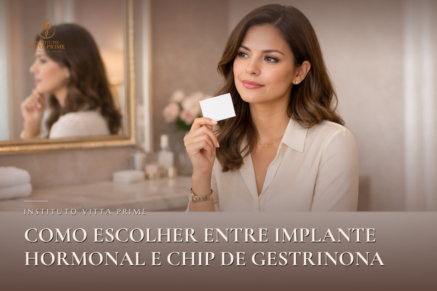 Como escolher entre implante hormonal e chip de gestrinona — Dra. Sabrina Chagas Instituto Vitta Prime