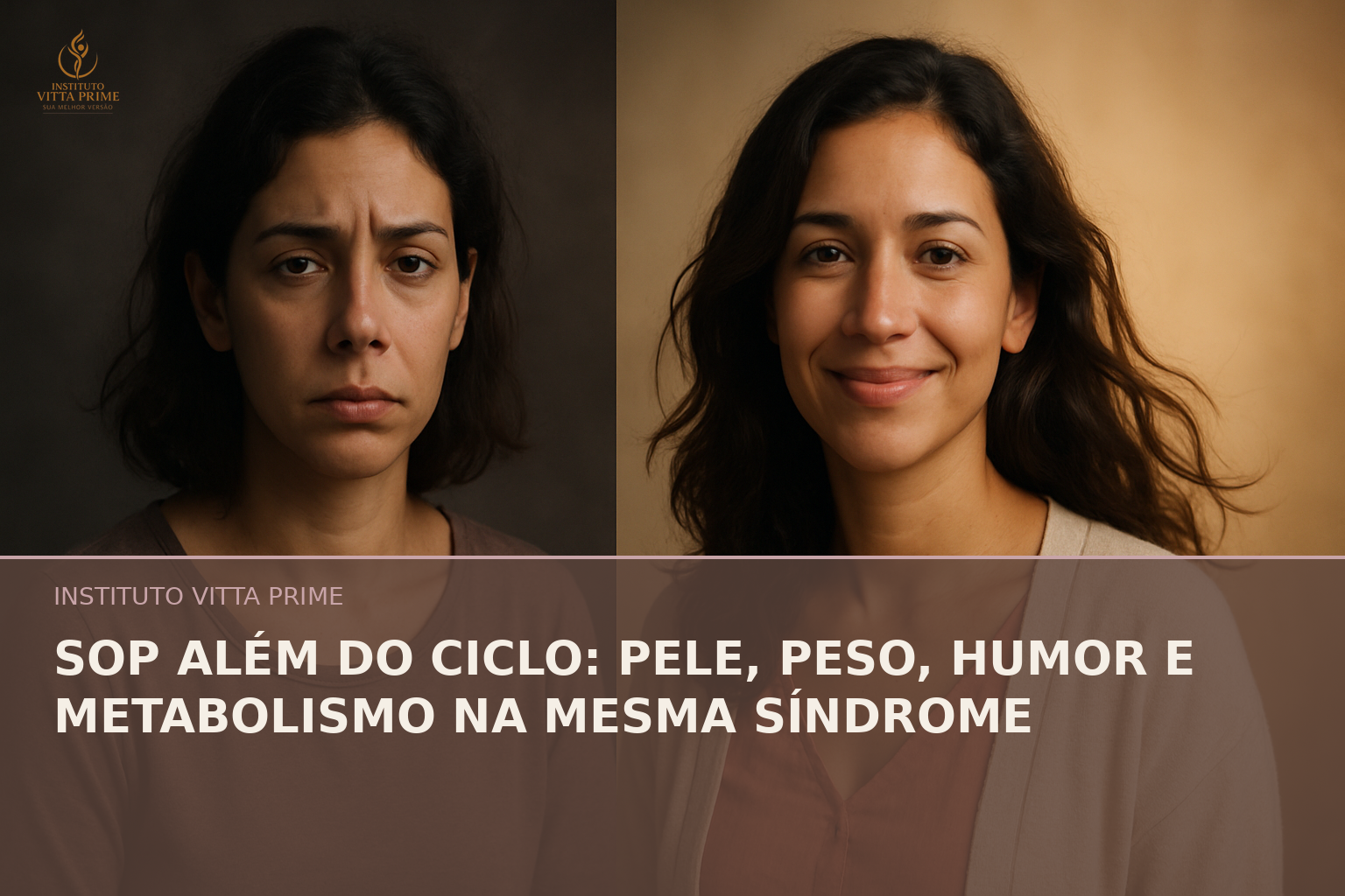 SOP além do ciclo: pele, peso, humor e metabolismo na mesma síndrome — Dra. Sabrina Chagas Instituto Vitta Prime