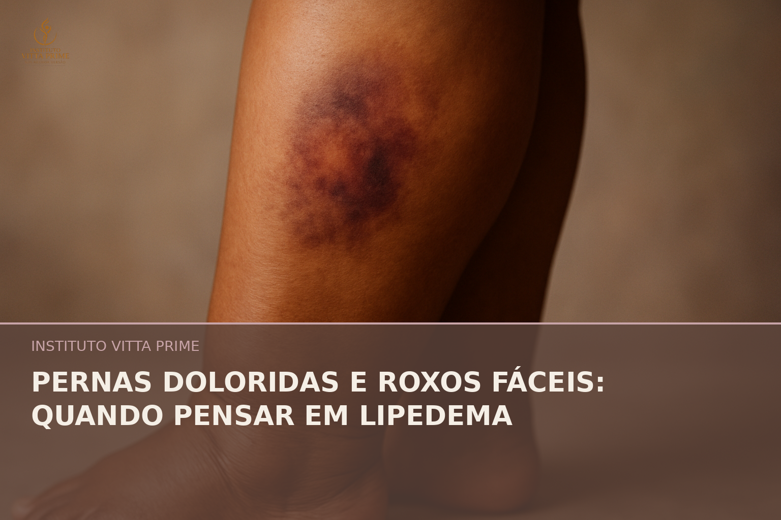 Pernas Doloridas e Roxos Fáceis: Quando Pensar em Lipedema — Dra. Sabrina Chagas Instituto Vitta Prime