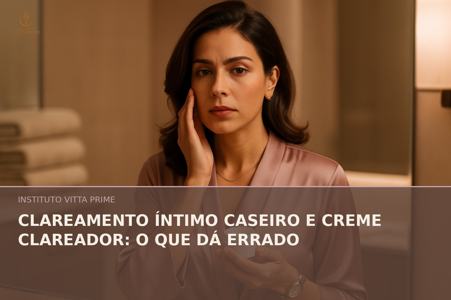 Clareamento Íntimo Caseiro e Creme Clareador: O Que Dá Errado — Dra. Sabrina Chagas Instituto Vitta Prime