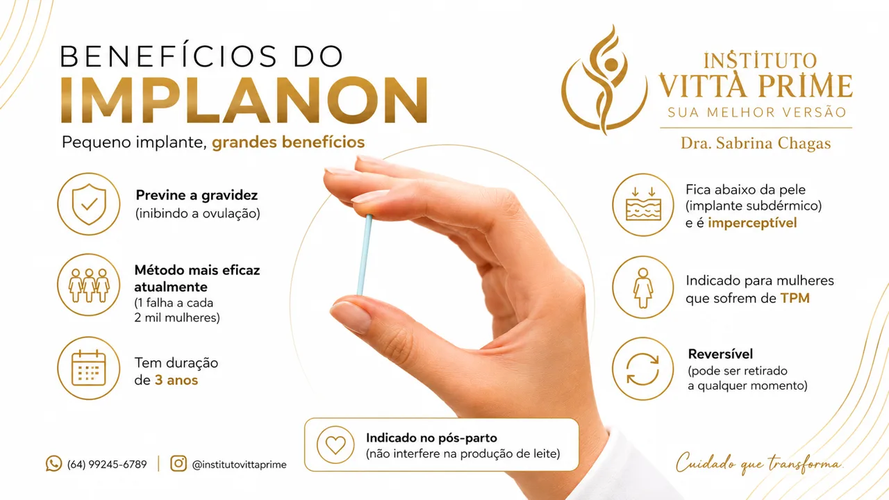 Implante hormonal subcutâneo Manaus